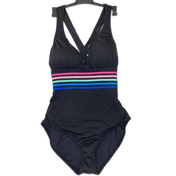 La Blanca Womens Spectrum Crossback One-Piece - Picture 4 of 8